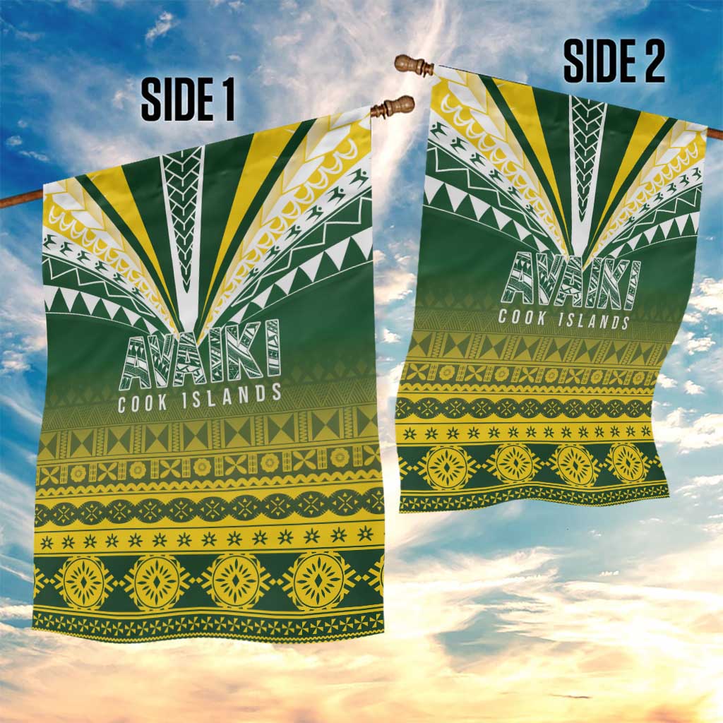 Cook Islands Rugby Garden Flag Kuki Avaiki - Aussie Hoodie