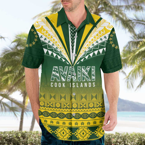 Cook Islands Rugby Custom Hawaiian Shirt Kuki Avaiki - Aussie Hoodie