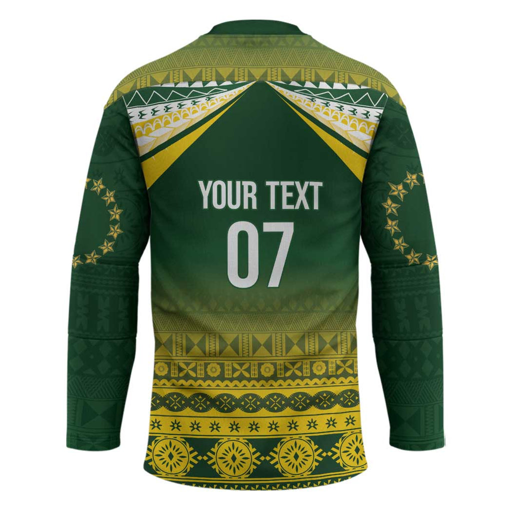 Cook Islands Rugby Custom Hockey Jersey Kuki Avaiki - Aussie Hoodie