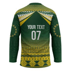 Cook Islands Rugby Custom Hockey Jersey Kuki Avaiki - Aussie Hoodie