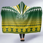 Cook Islands Rugby Hooded Blanket Kuki Avaiki - Aussie Hoodie