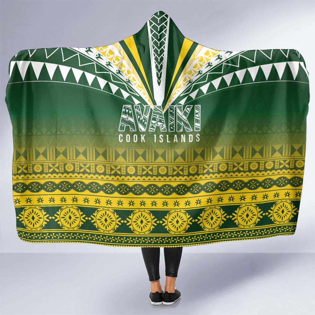 Cook Islands Rugby Hooded Blanket Kuki Avaiki - Aussie Hoodie