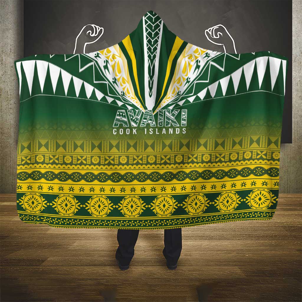 Cook Islands Rugby Hooded Blanket Kuki Avaiki - Aussie Hoodie