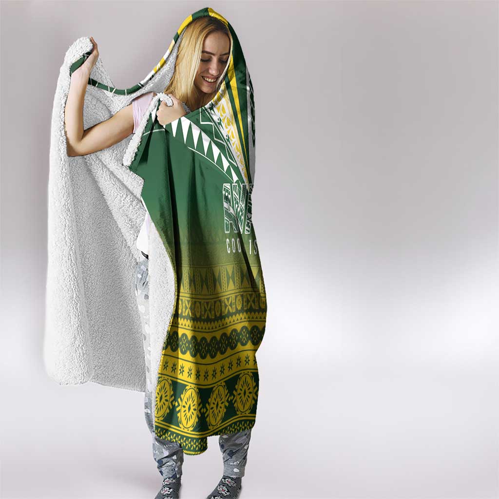 Cook Islands Rugby Hooded Blanket Kuki Avaiki - Aussie Hoodie
