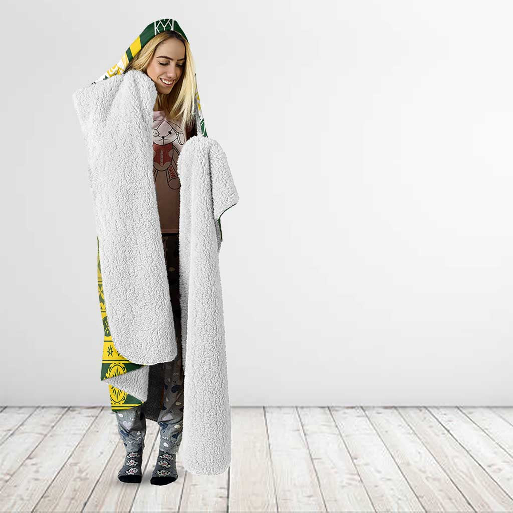 Cook Islands Rugby Hooded Blanket Kuki Avaiki - Aussie Hoodie