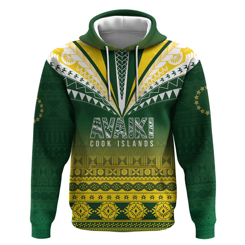 Cook Islands Rugby Custom Hoodie Kuki Avaiki - Aussie Hoodie