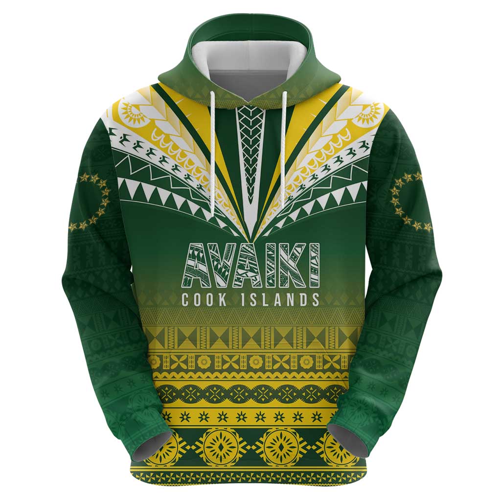 Cook Islands Rugby Custom Hoodie Kuki Avaiki - Aussie Hoodie