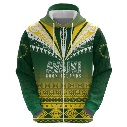 Cook Islands Rugby Custom Hoodie Kuki Avaiki - Aussie Hoodie