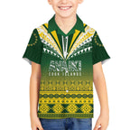 Cook Islands Rugby Custom Kid Hawaiian Shirt Kuki Avaiki - Aussie Hoodie