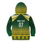 Cook Islands Rugby Custom Kid Hoodie Kuki Avaiki - Aussie Hoodie