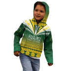 Cook Islands Rugby Custom Kid Hoodie Kuki Avaiki - Aussie Hoodie