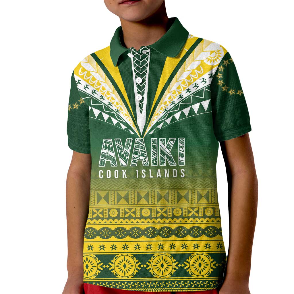 Cook Islands Rugby Custom Kid Polo Shirt Kuki Avaiki - Aussie Hoodie