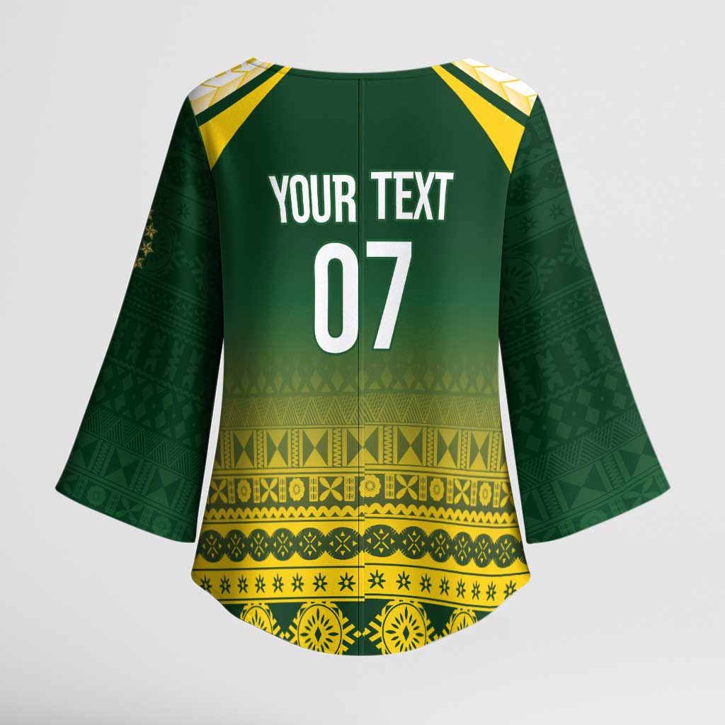Cook Islands Rugby Custom Kimono Sleeve Blouse Kuki Avaiki - Aussie Hoodie