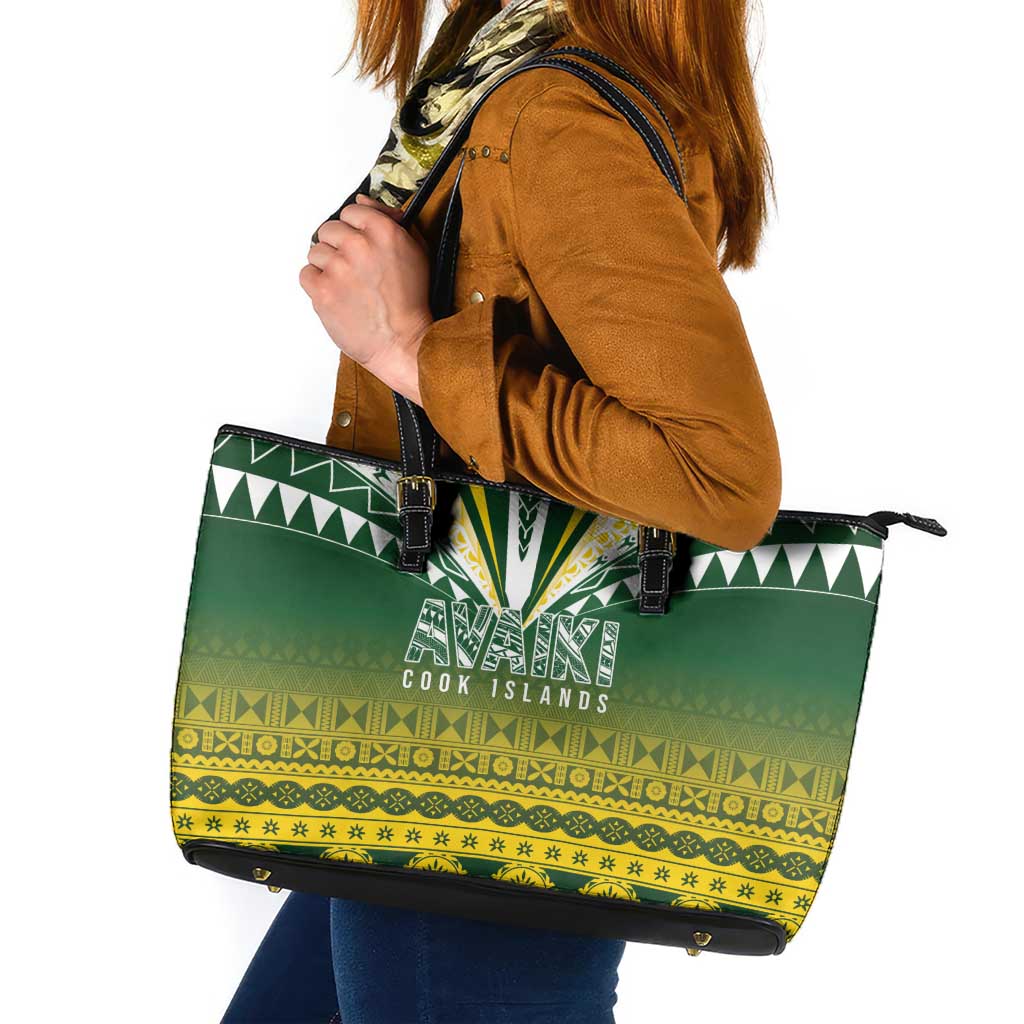 Cook Islands Rugby Leather Tote Bag Kuki Avaiki - Aussie Hoodie