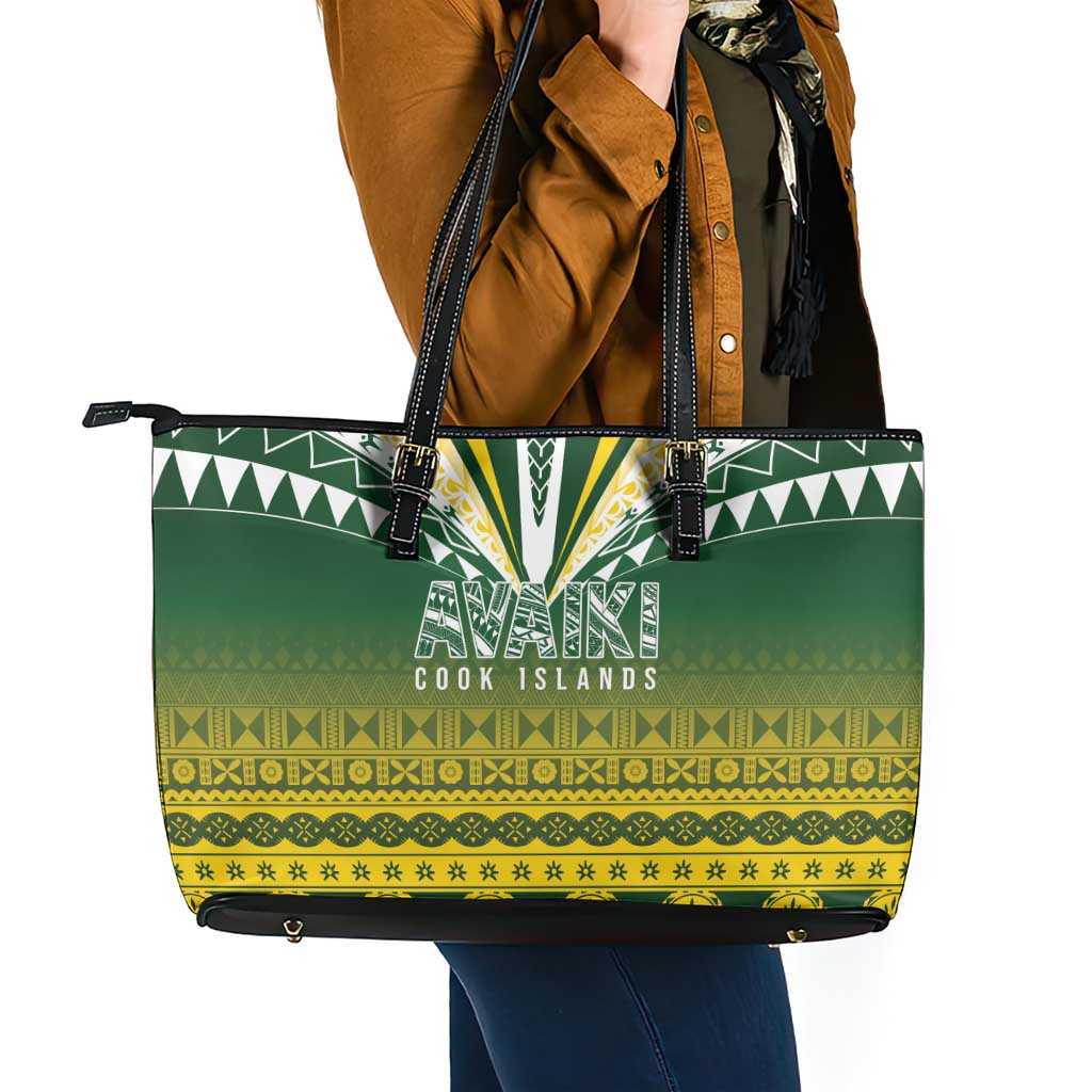 Cook Islands Rugby Leather Tote Bag Kuki Avaiki - Aussie Hoodie