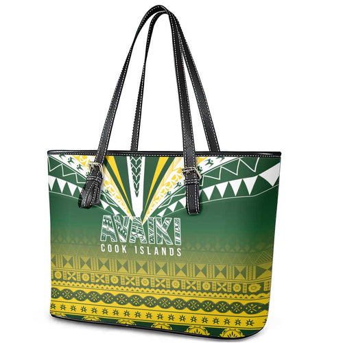 Cook Islands Rugby Leather Tote Bag Kuki Avaiki - Aussie Hoodie