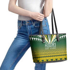 Cook Islands Rugby Leather Tote Bag Kuki Avaiki - Aussie Hoodie