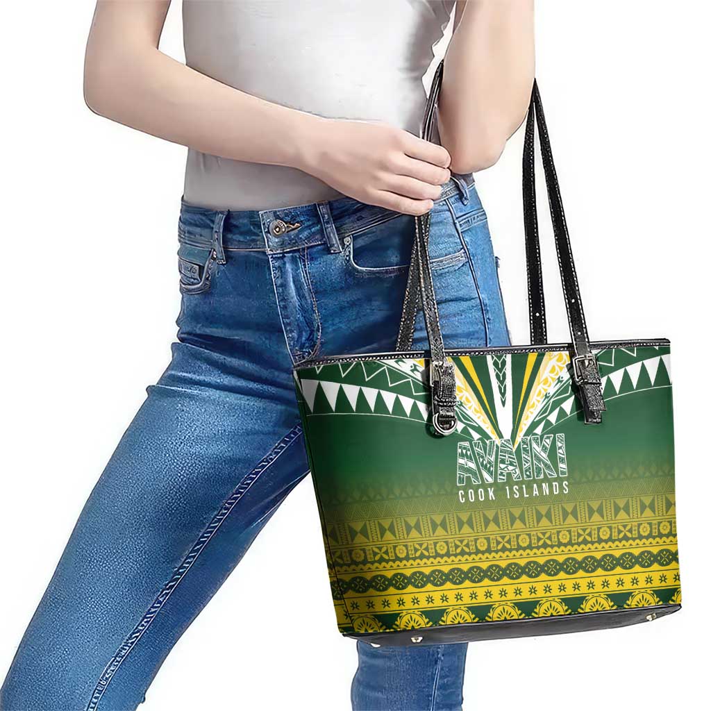 Cook Islands Rugby Leather Tote Bag Kuki Avaiki - Aussie Hoodie