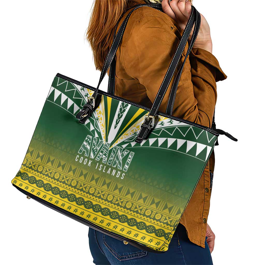 Cook Islands Rugby Leather Tote Bag Kuki Avaiki - Aussie Hoodie