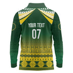 Cook Islands Rugby Custom Long Sleeve Polo Shirt Kuki Avaiki - Aussie Hoodie