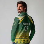 Cook Islands Rugby Custom Long Sleeve Polo Shirt Kuki Avaiki - Aussie Hoodie