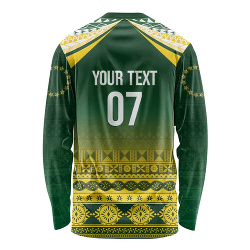 Cook Islands Rugby Custom Long Sleeve Shirt Kuki Avaiki - Aussie Hoodie