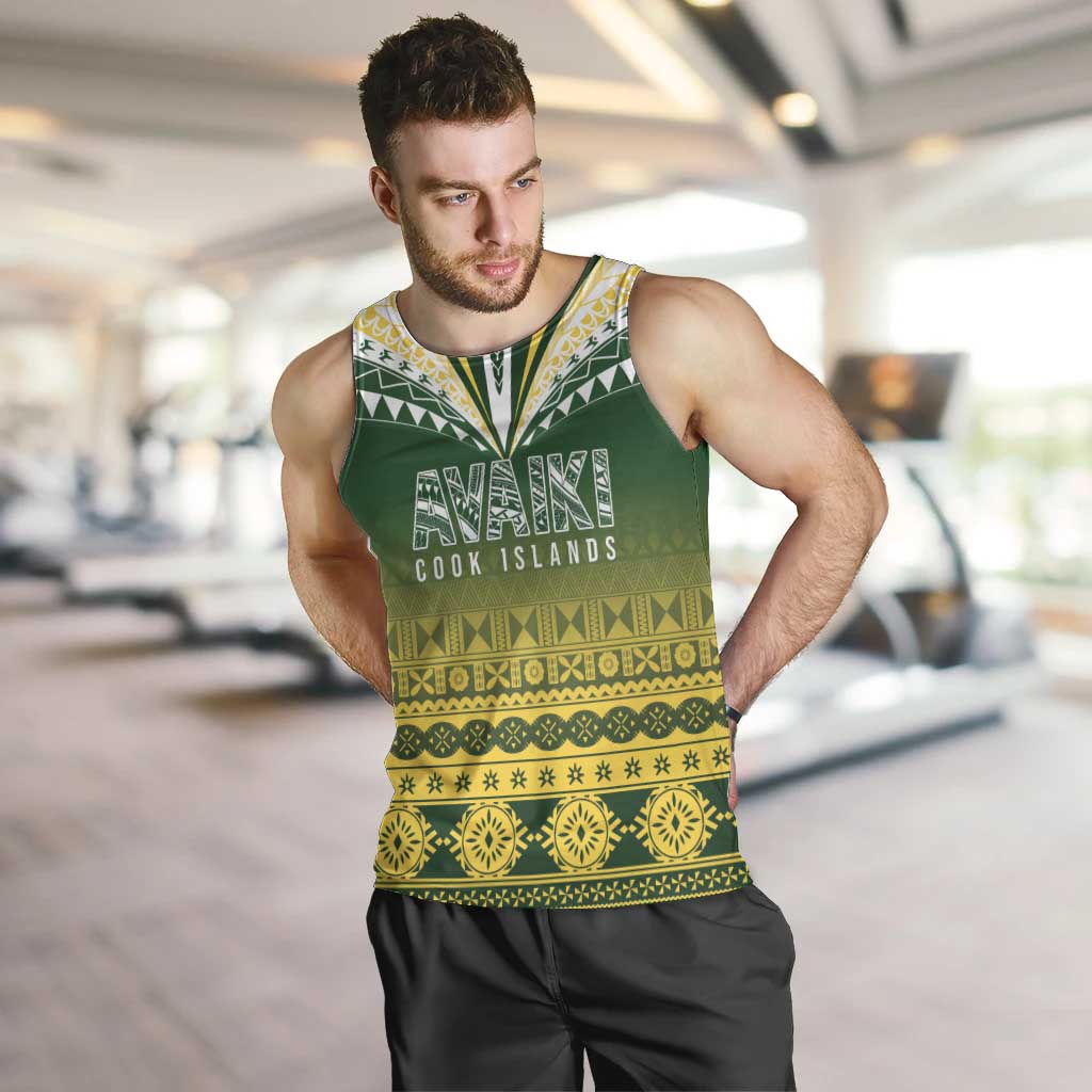 Cook Islands Rugby Custom Men Tank Top Kuki Avaiki - Aussie Hoodie