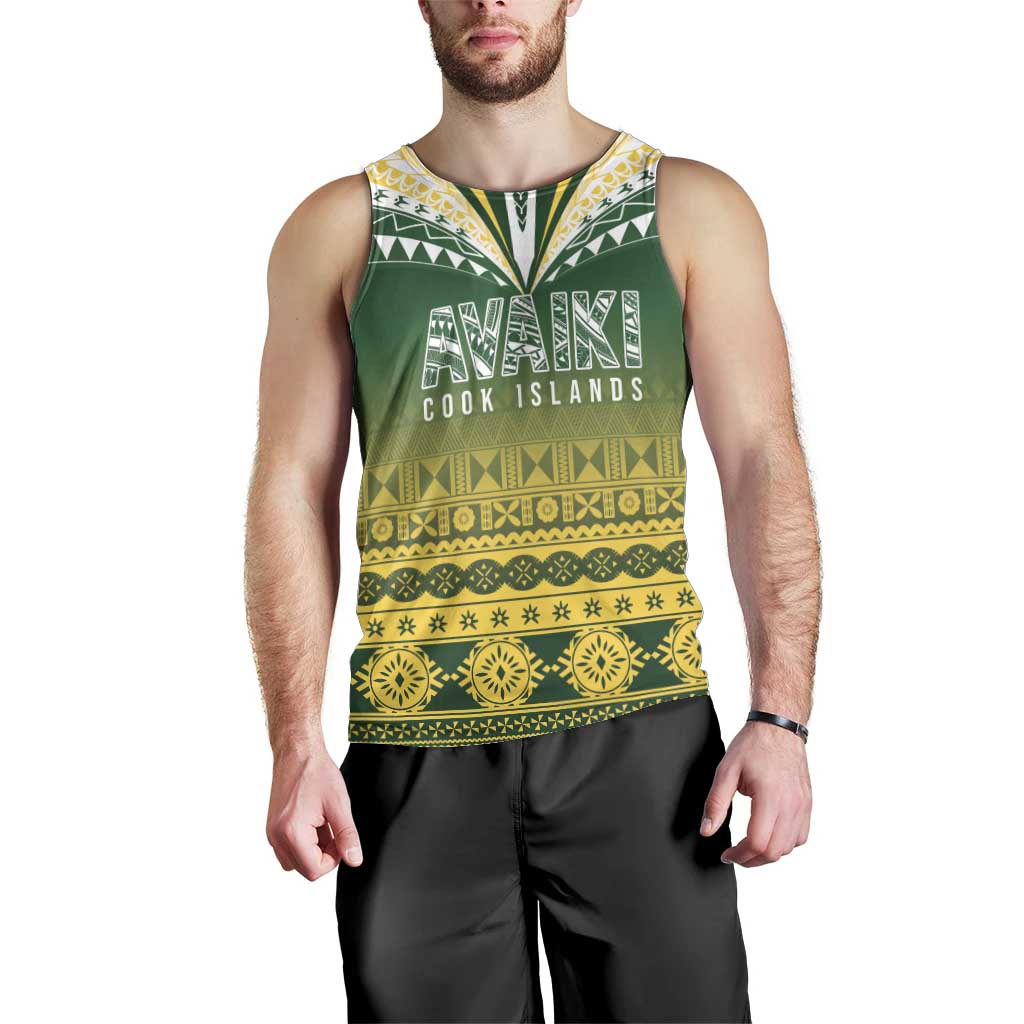 Cook Islands Rugby Custom Men Tank Top Kuki Avaiki - Aussie Hoodie