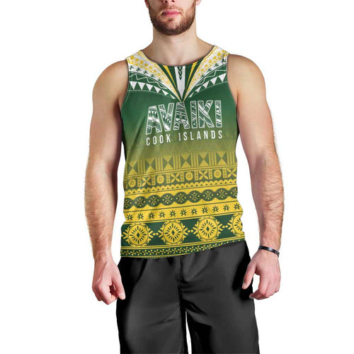 Cook Islands Rugby Custom Men Tank Top Kuki Avaiki - Aussie Hoodie
