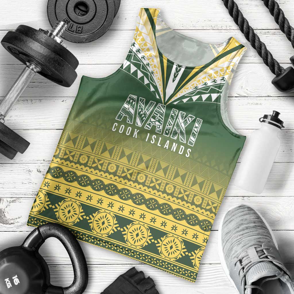 Cook Islands Rugby Custom Men Tank Top Kuki Avaiki - Aussie Hoodie