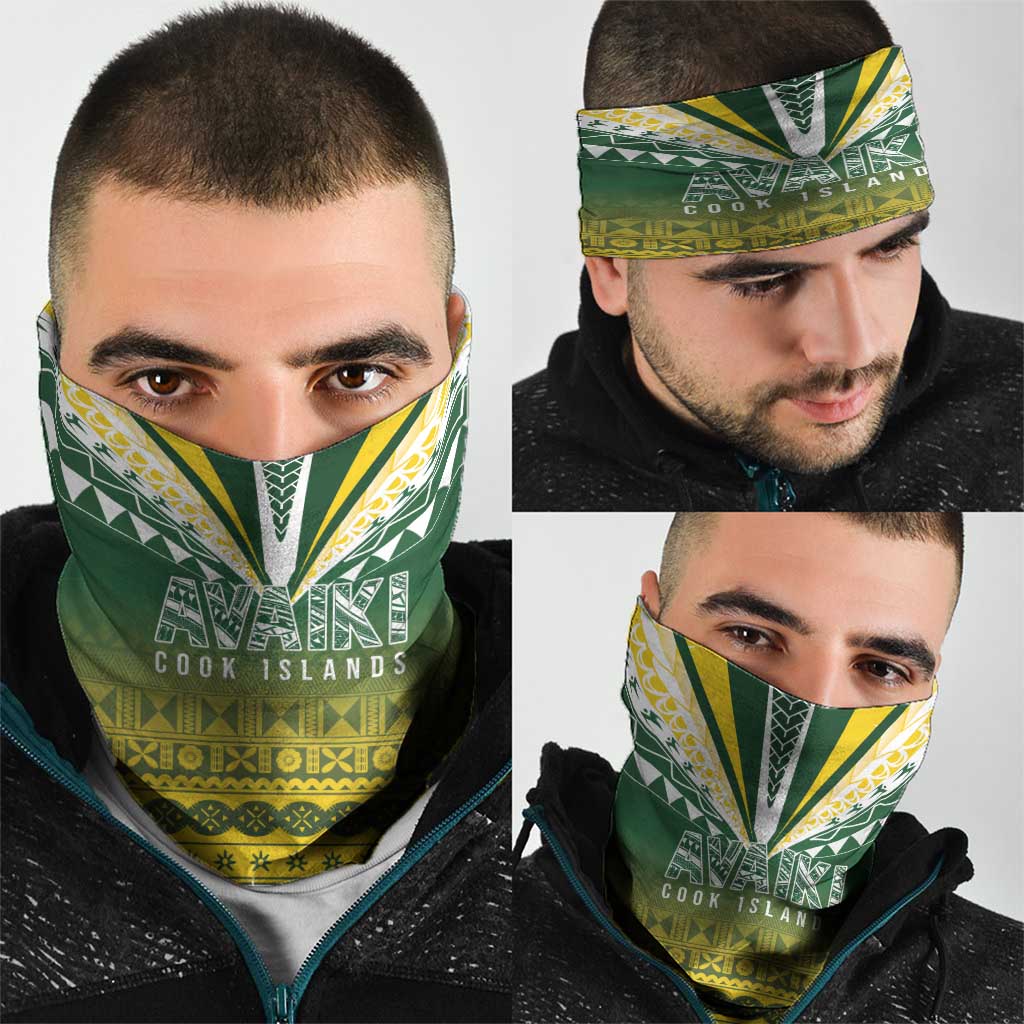 Cook Islands Rugby Neck Gaiter Kuki Avaiki - Aussie Hoodie