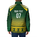 Cook Islands Rugby Custom Padded Jacket Kuki Avaiki - Aussie Hoodie