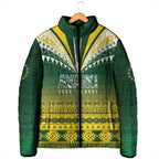 Cook Islands Rugby Custom Padded Jacket Kuki Avaiki - Aussie Hoodie