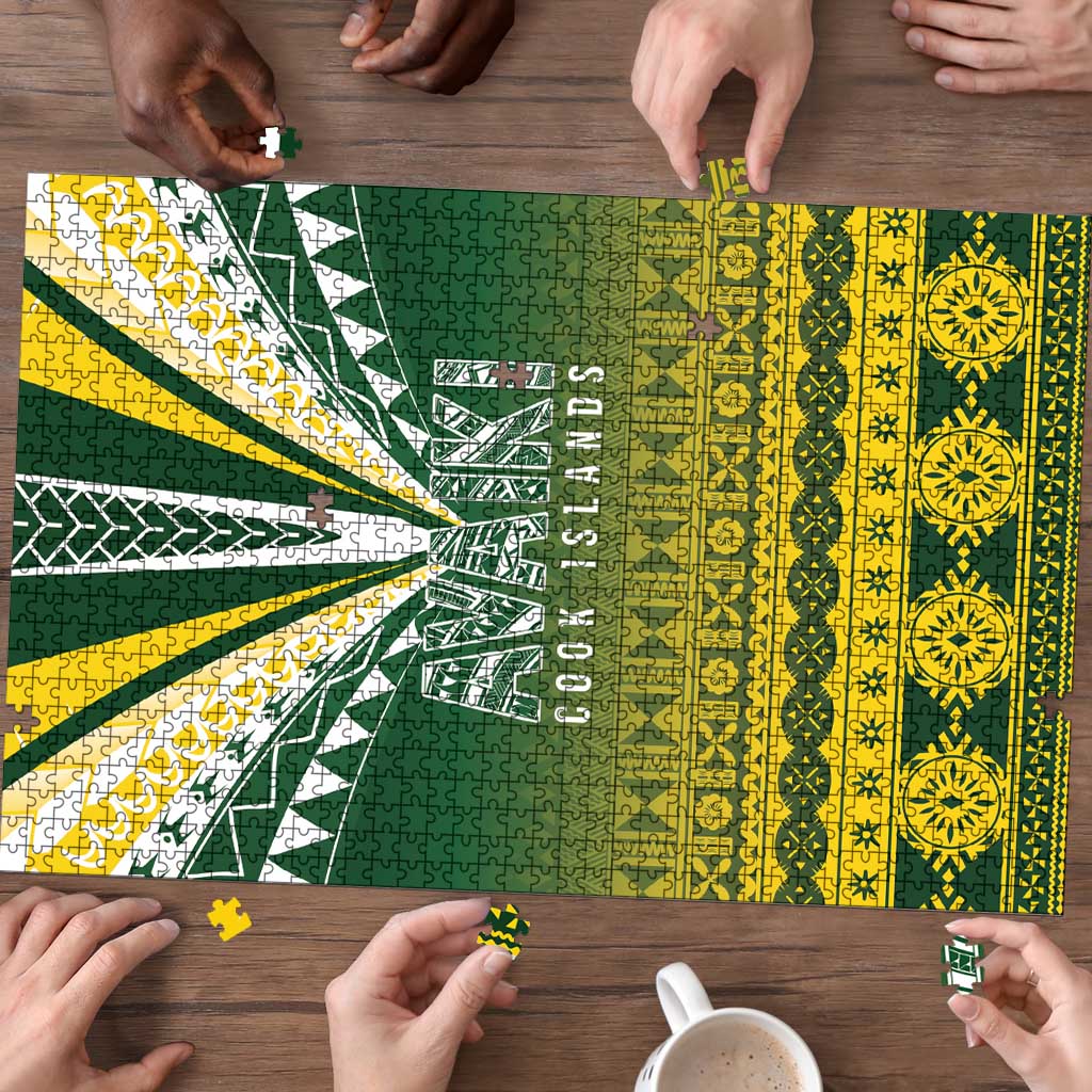 Cook Islands Rugby Puzzle Kuki Avaiki - Aussie Hoodie