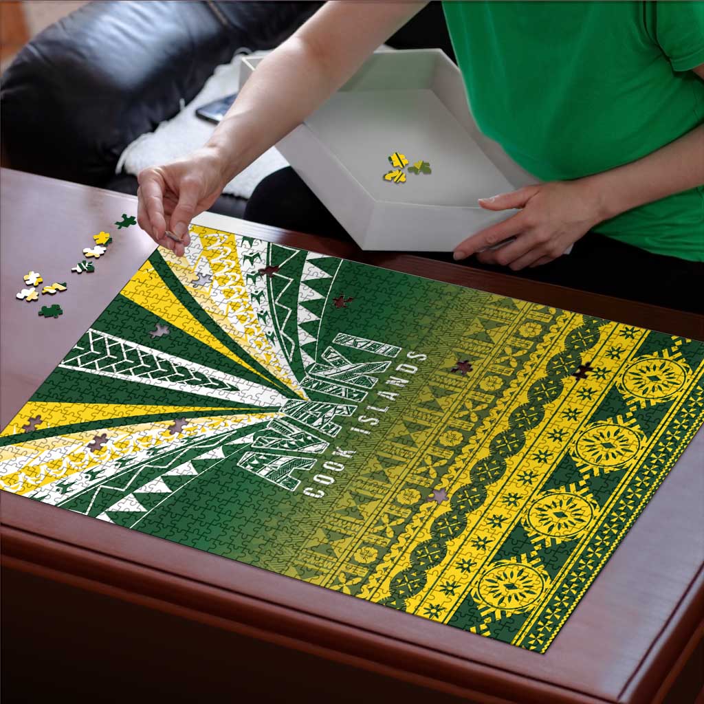 Cook Islands Rugby Puzzle Kuki Avaiki - Aussie Hoodie