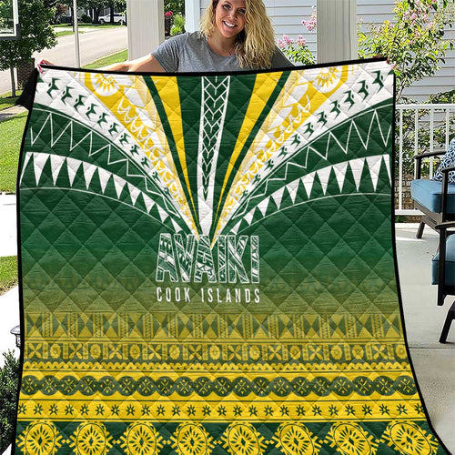 Cook Islands Rugby Quilt Kuki Avaiki - Aussie Hoodie