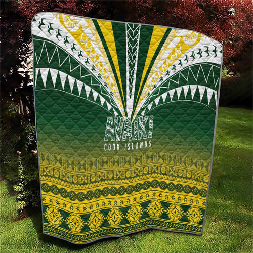 Cook Islands Rugby Quilt Kuki Avaiki - Aussie Hoodie