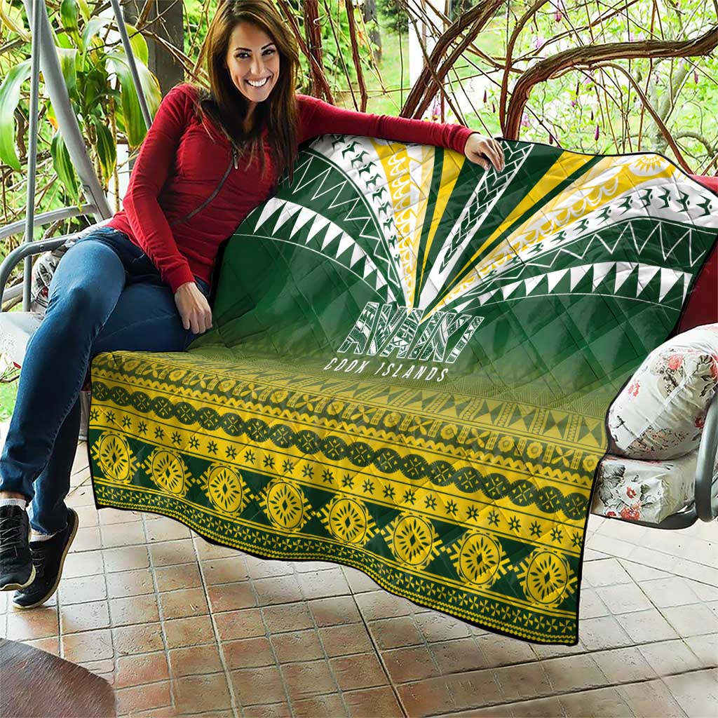 Cook Islands Rugby Quilt Kuki Avaiki - Aussie Hoodie
