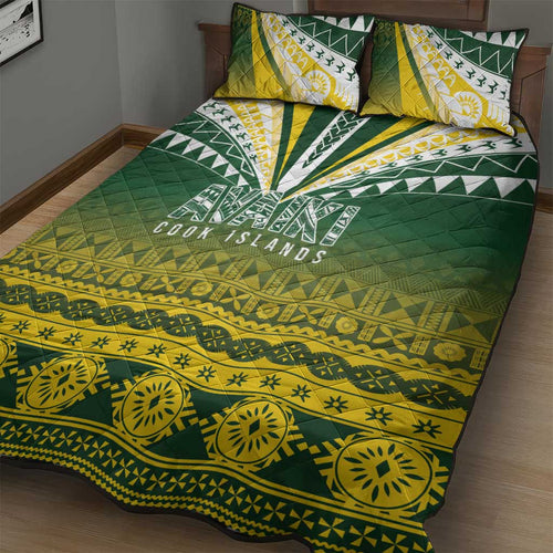 Cook Islands Rugby Quilt Bed Set Kuki Avaiki - Aussie Hoodie