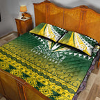 Cook Islands Rugby Quilt Bed Set Kuki Avaiki - Aussie Hoodie