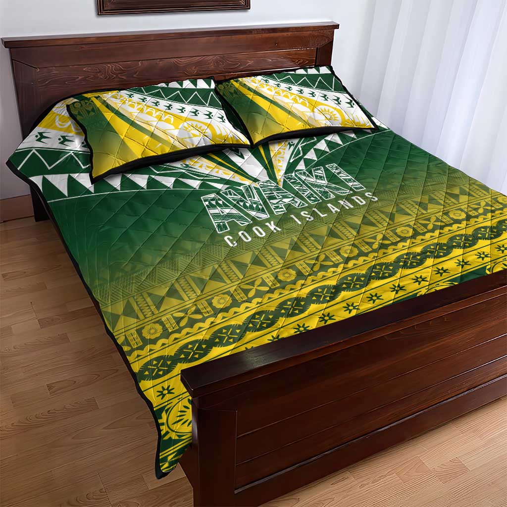 Cook Islands Rugby Quilt Bed Set Kuki Avaiki - Aussie Hoodie