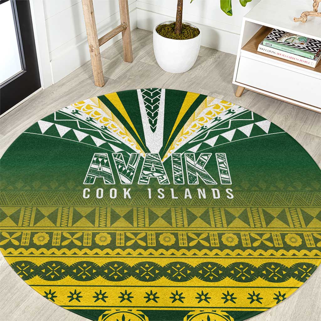 Cook Islands Rugby Round Carpet Kuki Avaiki - Aussie Hoodie