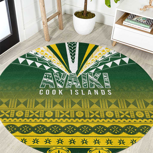 Cook Islands Rugby Round Carpet Kuki Avaiki - Aussie Hoodie