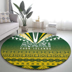 Cook Islands Rugby Round Carpet Kuki Avaiki - Aussie Hoodie