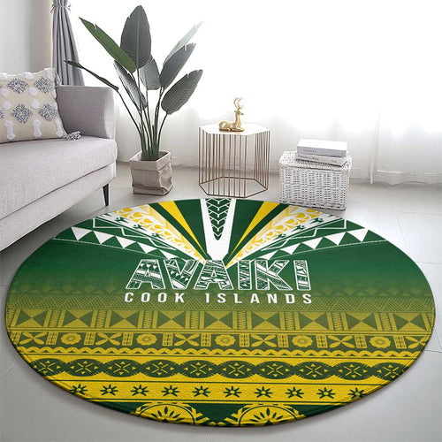 Cook Islands Rugby Round Carpet Kuki Avaiki - Aussie Hoodie