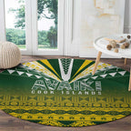 Cook Islands Rugby Round Carpet Kuki Avaiki - Aussie Hoodie