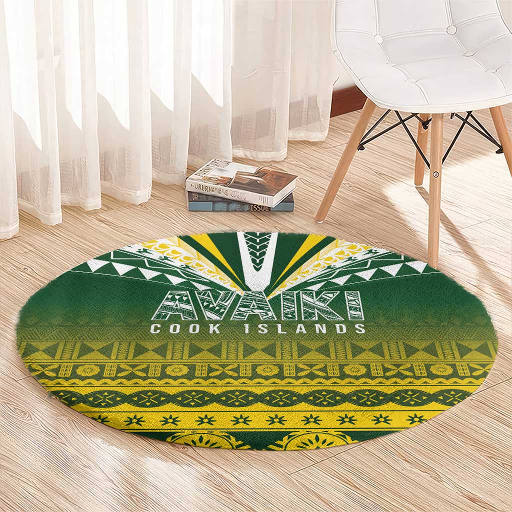 Cook Islands Rugby Round Carpet Kuki Avaiki - Aussie Hoodie