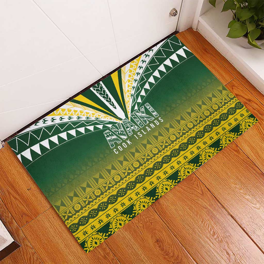 Cook Islands Rugby Rubber Doormat Kuki Avaiki - Aussie Hoodie