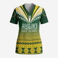 Cook Islands Rugby Custom Scrub Top Kuki Avaiki - Aussie Hoodie