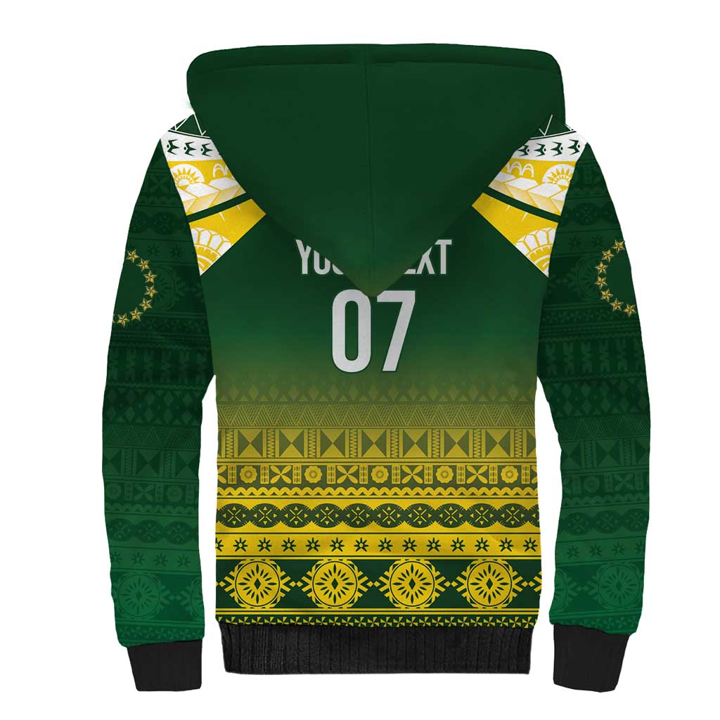 Cook Islands Rugby Custom Sherpa Hoodie Kuki Avaiki - Aussie Hoodie